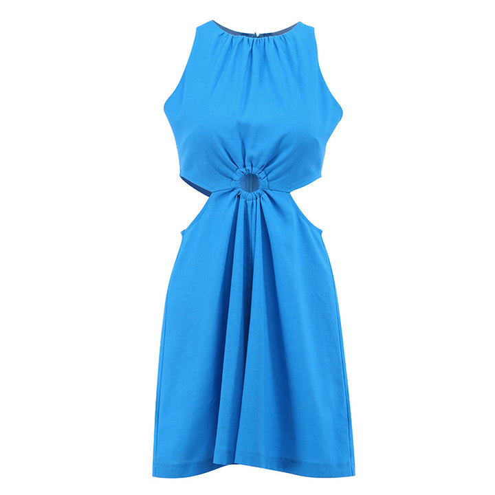 Dame Playsuit med flot Cut-Out design og løs pasform Stilla