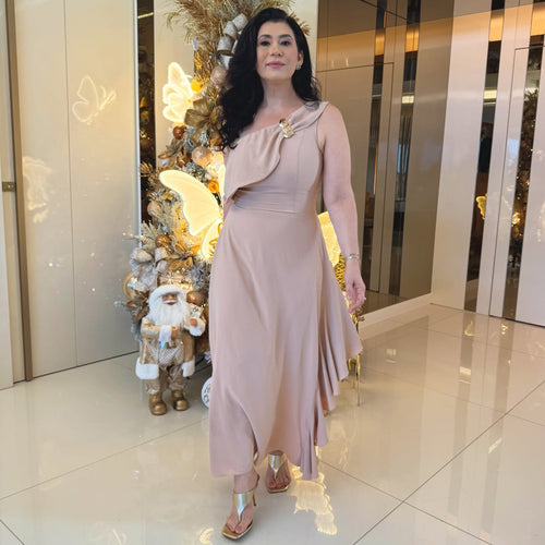 Kvinders Maxi Kjole med Elegant Samling Skovae