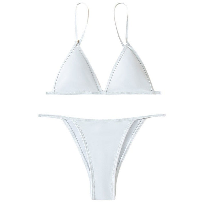 Dame Triangel-Bikini med delikate stropper og minimalistisk design Skovae