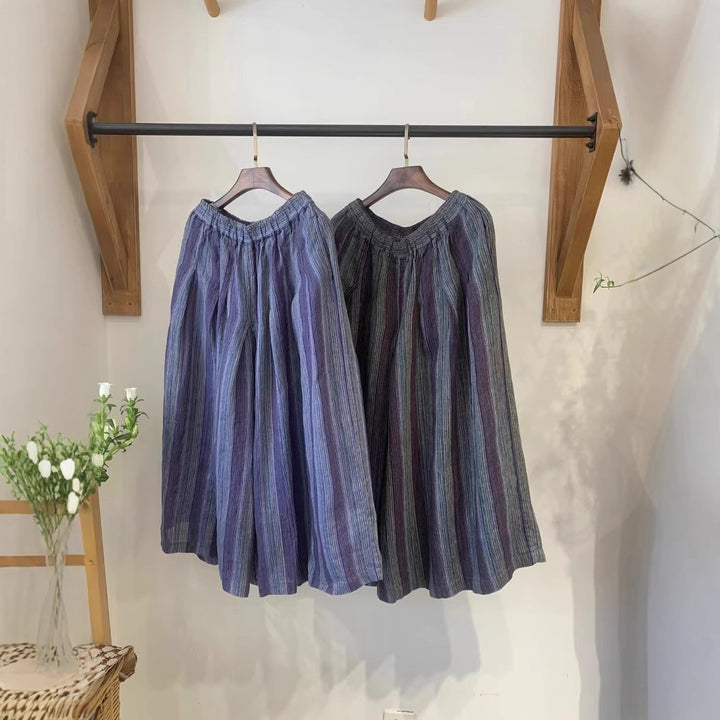 Femme Let Stribet Culottes Stilla