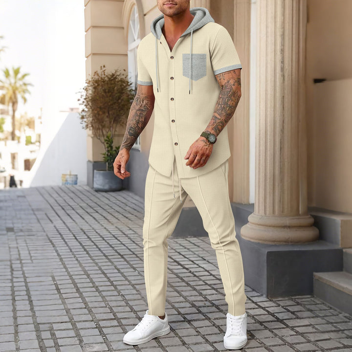 Herrer Sportsligt Fritidsoutfit Stilla