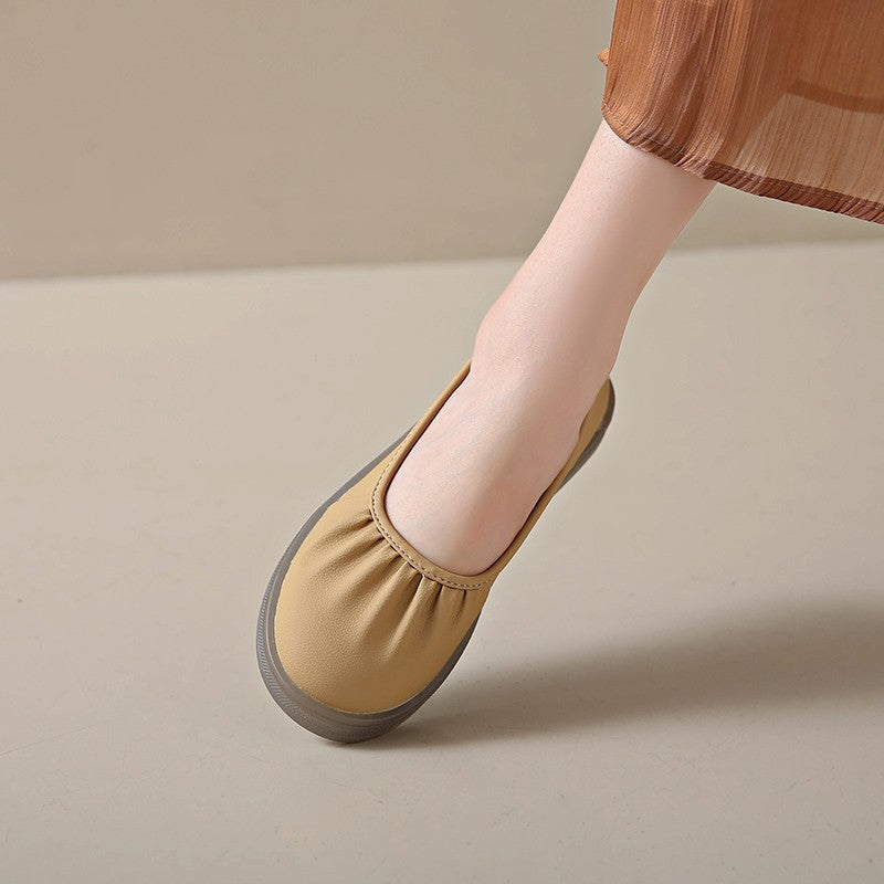 Femme Komfort Fritids Slippers med Foldedetalje Stilla