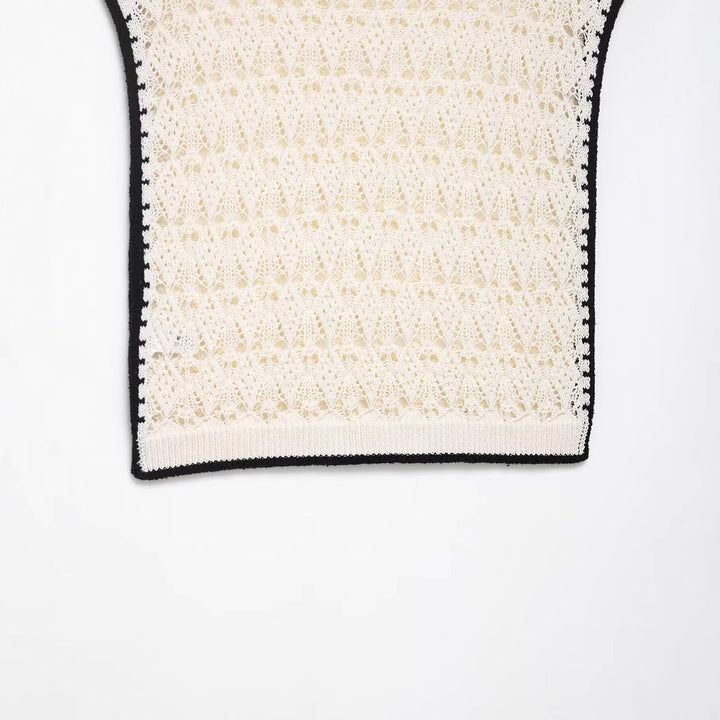 Femme Strikket Spidsetop Stilla