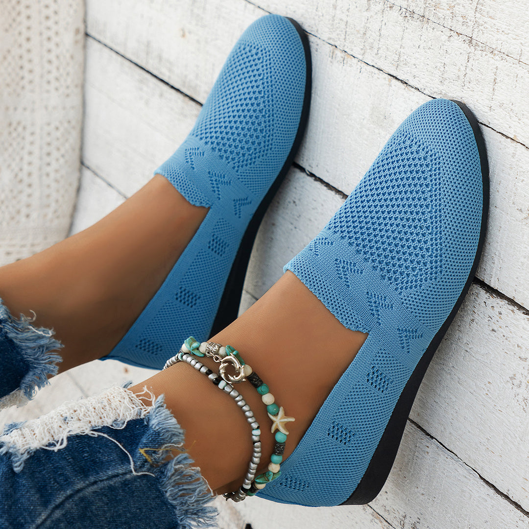 Dame åndbare Slip-On Sneakers Stilla