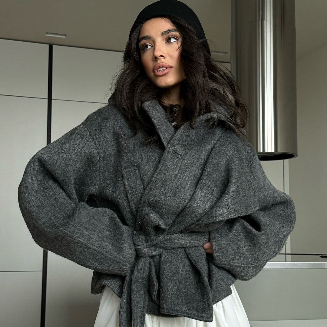 Damer fashionable og varm wrap jakke Stilla