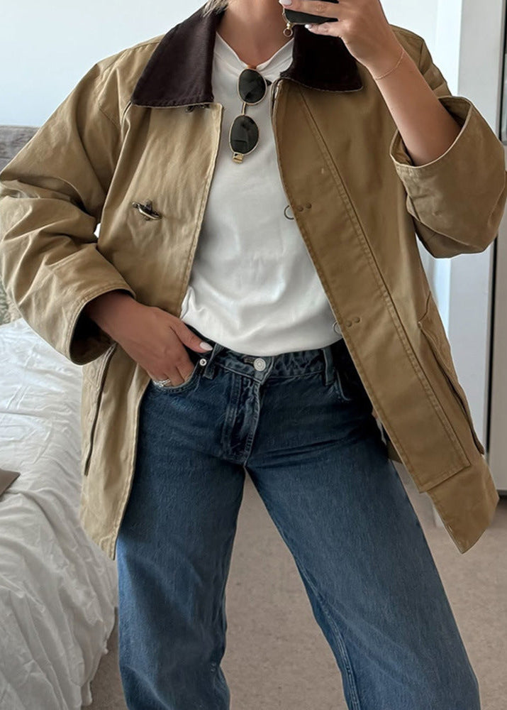 Stilla | Corduroy Krave Canvas Jakke