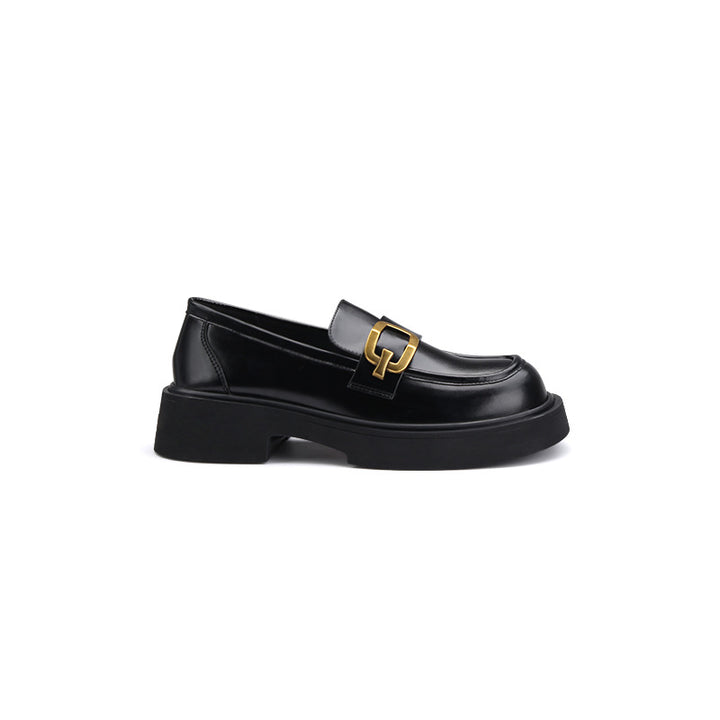 Femme Chunky Loafers med dekorativt spændefokus Stilla