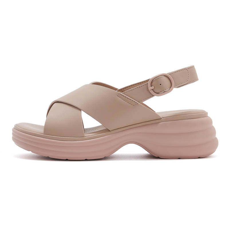 Dame Komfortable Sandaler med fashionable rem lukning og ultralet fodseng Stilla