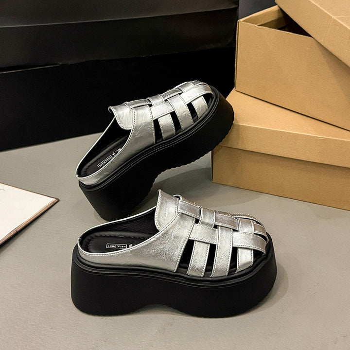 Dame Platform Rutsjes Sandaler med Riemchen Design Stilla