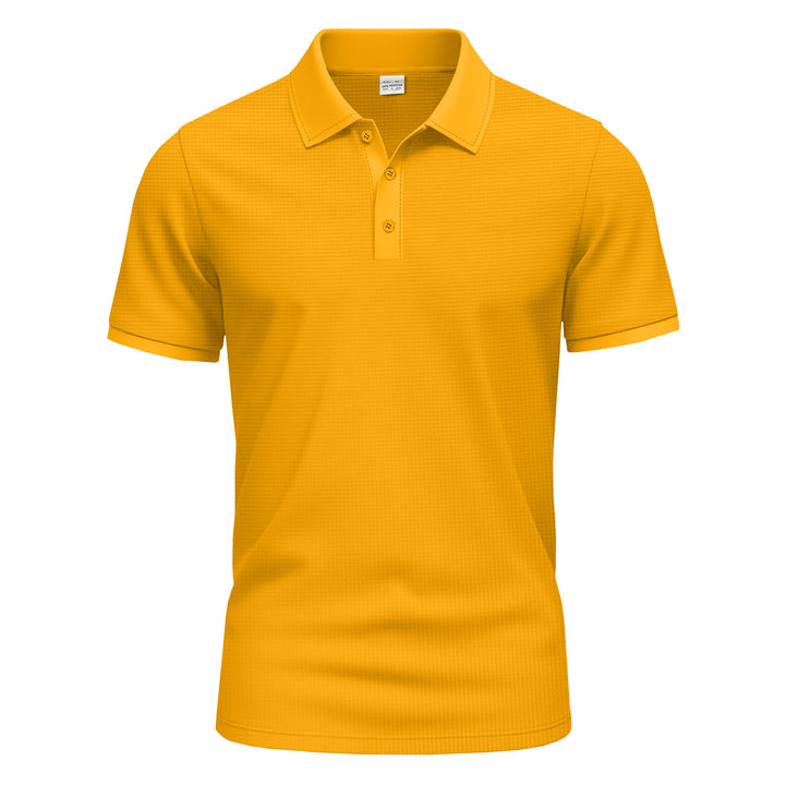 Herrer polo t-shirt med struktureret stof Stilla