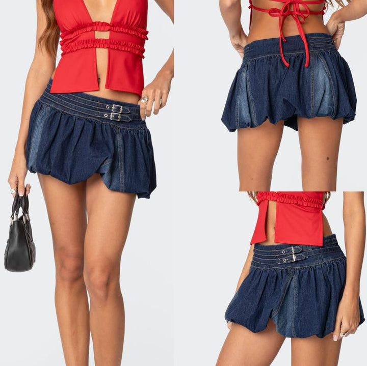 Dame raffineret Cropped-bluse Stilla