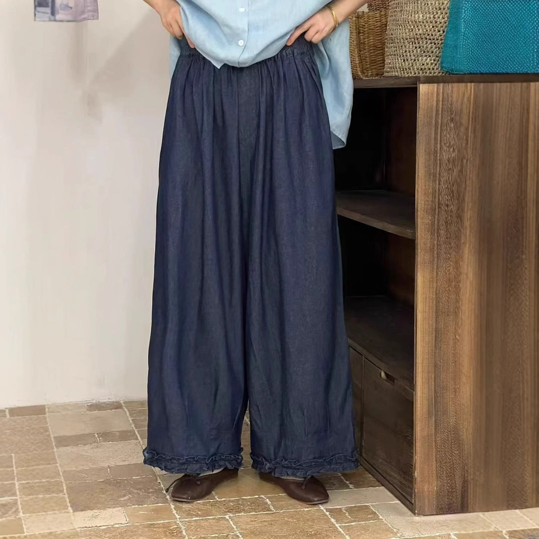 Femme Bred Denim-Bukser Stilla
