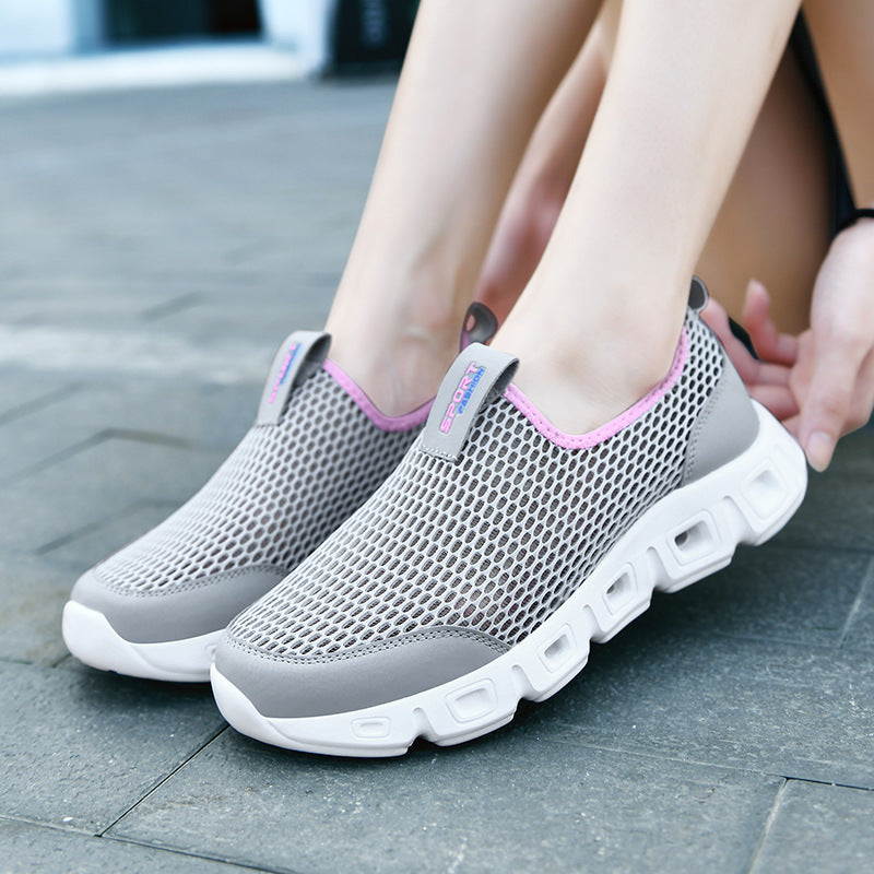 Damer Åndbare Slip-On Mesh Sneakers Stilla