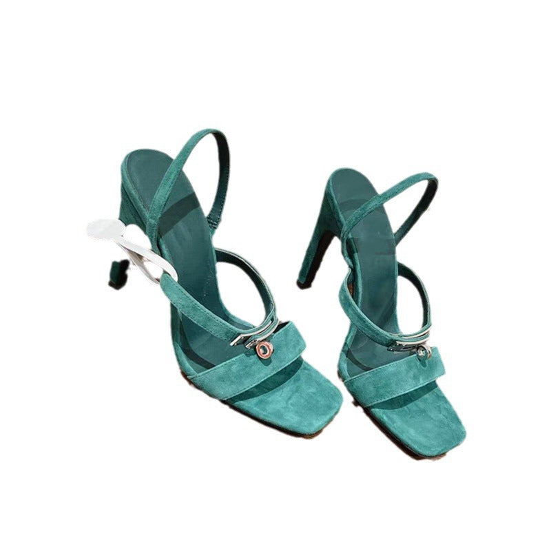 Femme Stilfulde Slingback Hælsandaler Stilla
