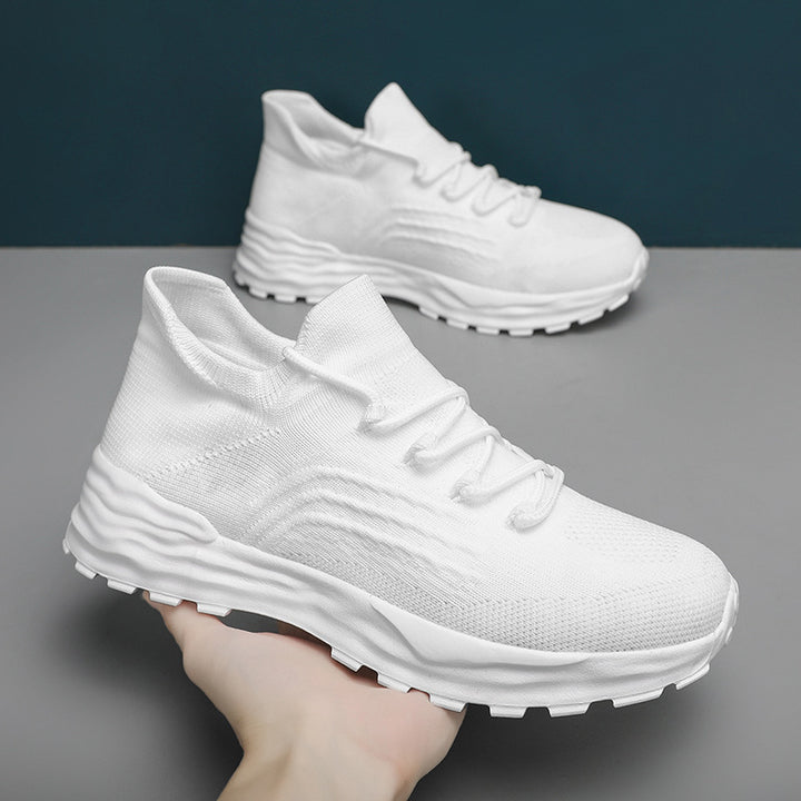 Herrer Let Komfort Sneakers med Åndbart Mesh Design Stilla