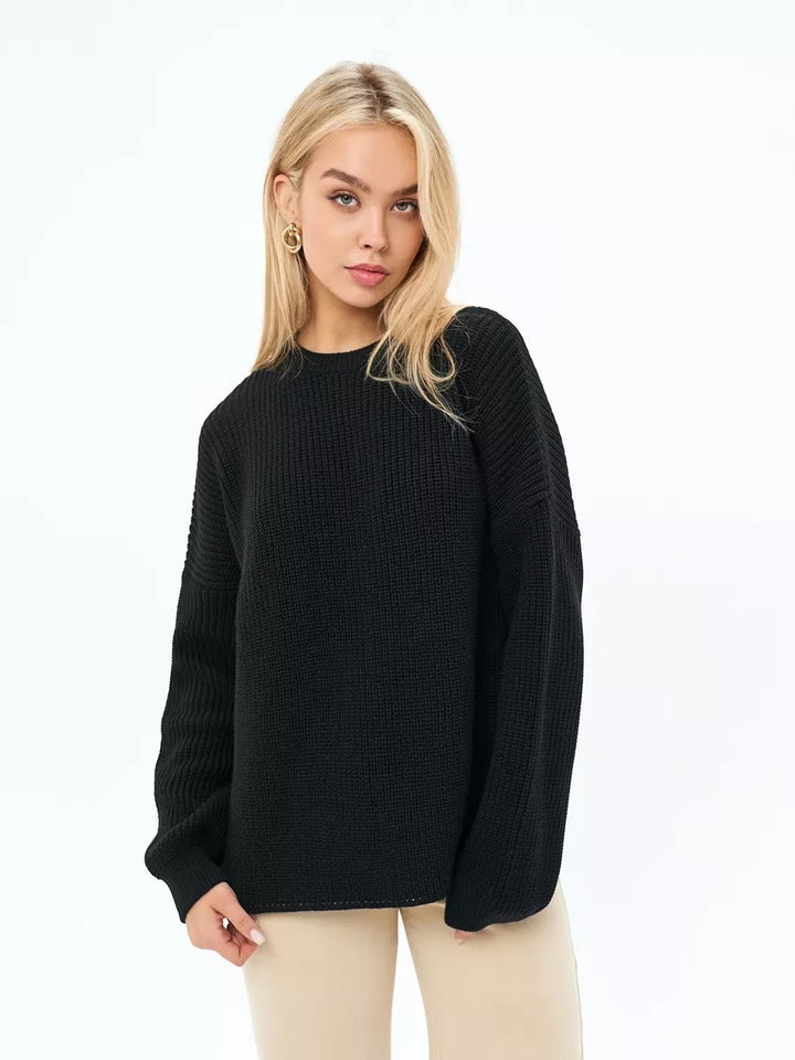 Dame Behagelig Strikpullover Stilla