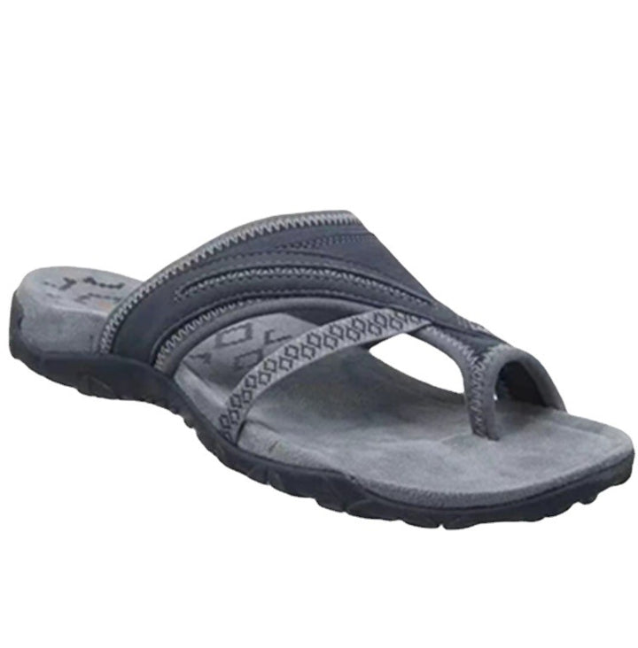 Dame fodsenge-sandaler med ergonomisk form og skridsikker sål Stilla