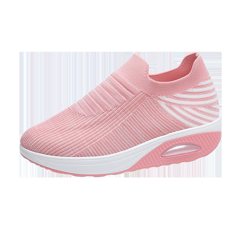 Dame Behagelige Slip-On Sneakers med åndbart overmateriale og stødabsorberende sål Stilla