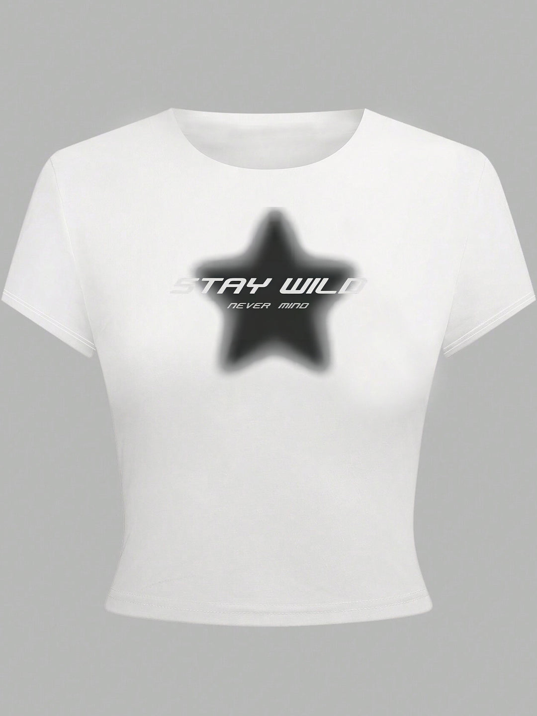 Dame T-shirt med glitrende diskokuglemotiv og tidssvarende sløjfedetalje Skovae
