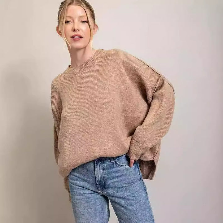 Femme Cozy Strikpullover Stilla