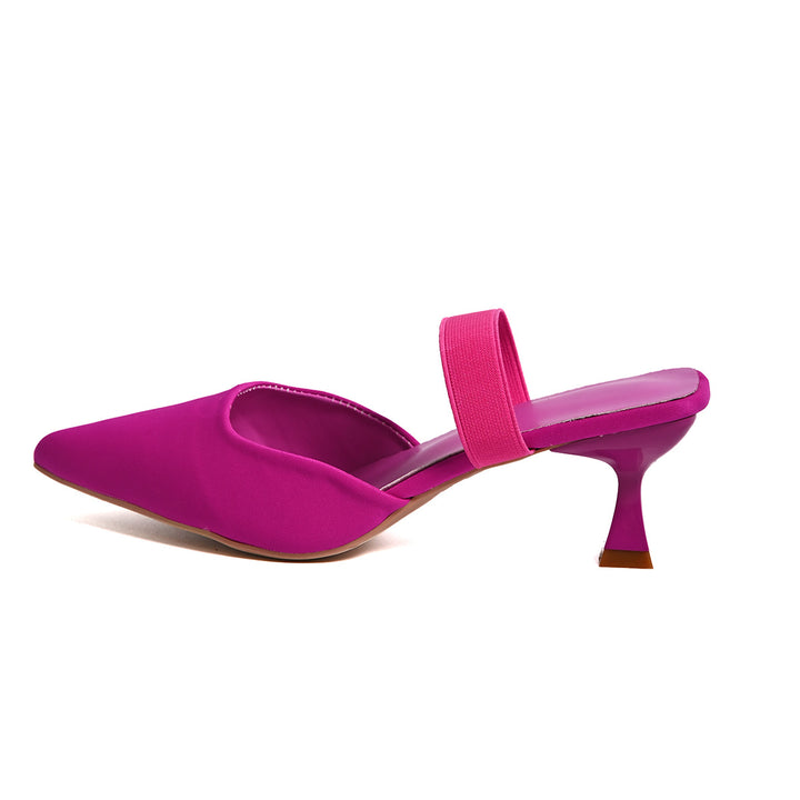 Dame Slingback-pumper med elastisk rem og moderne spidse design Stilla