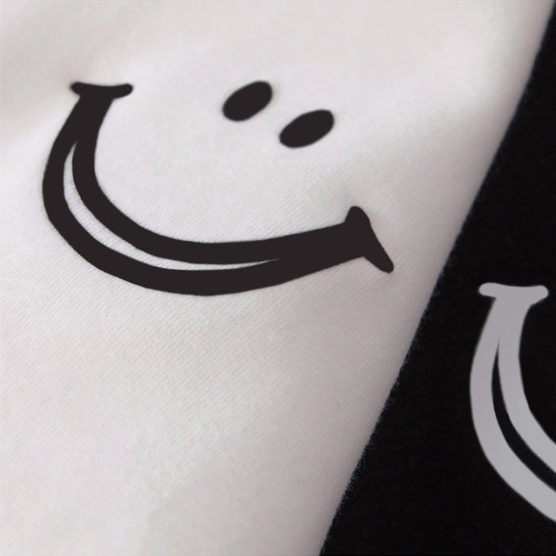 Femme Casual Graphic Smiley T-Shirt Stilla