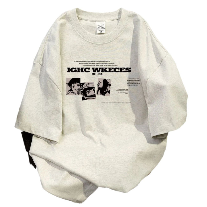 Kvinder oversized grafisk T-shirt Stilla