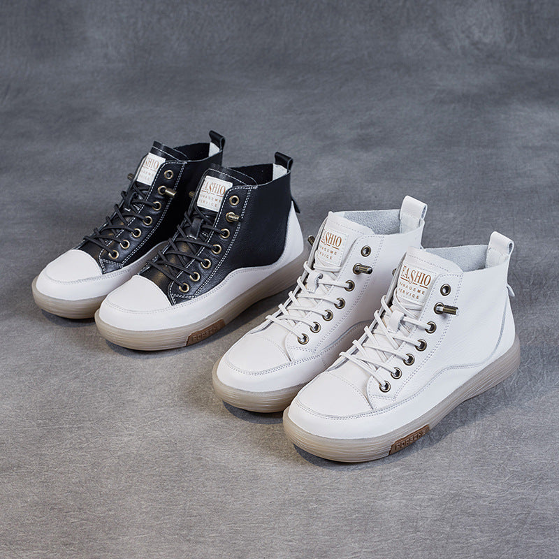 Herre High-Top Læder Sneakers med retro-inspireret design Stilla
