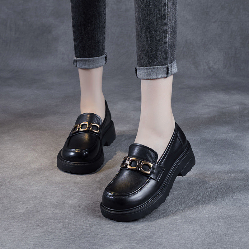 Dame Stilfulde Chunky Slippers med Dekorative Spænder Stilla