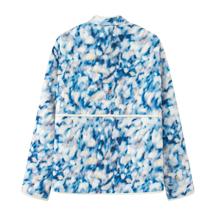 Damer Floral Print Steppjakke Stilla