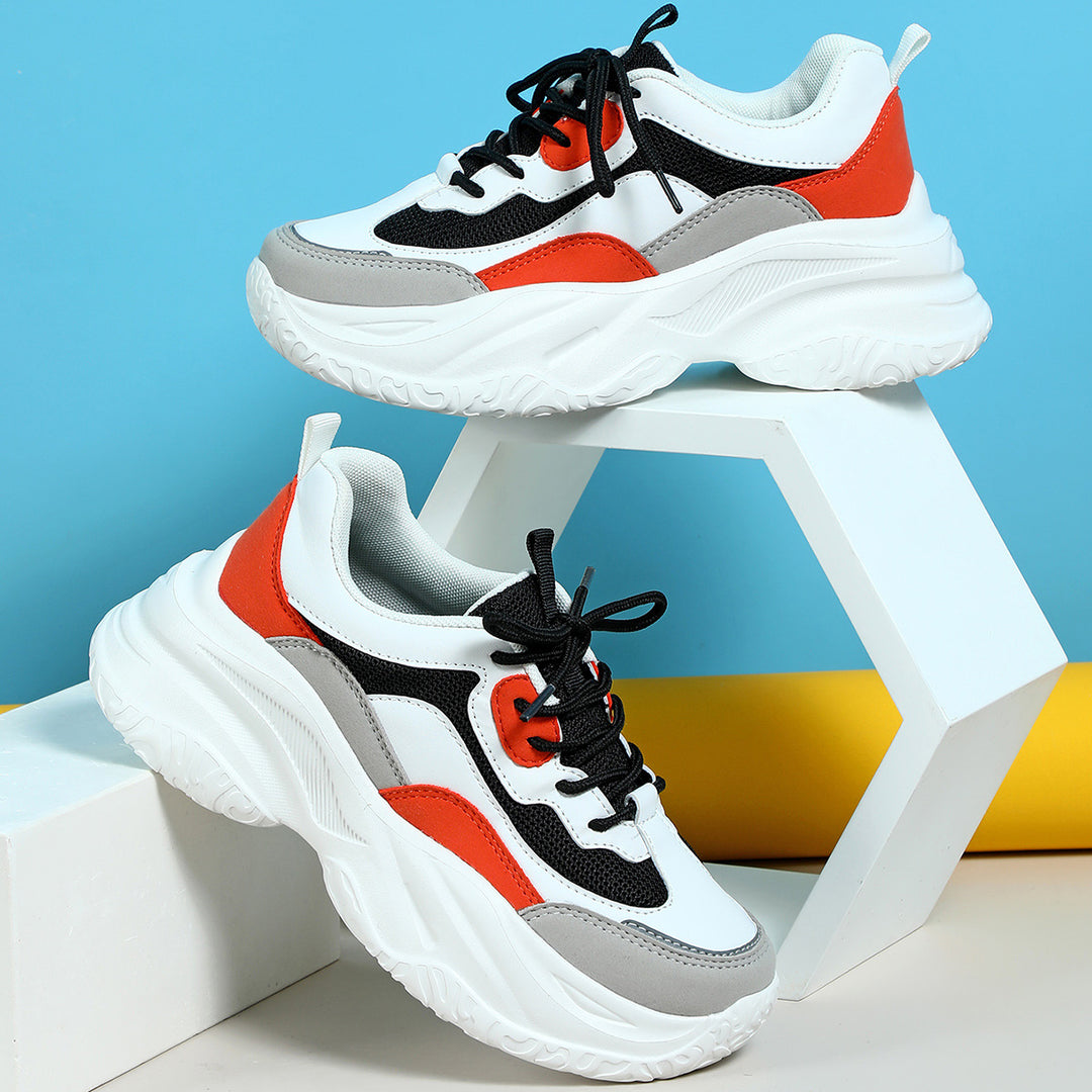 Dame Sporty Chunky Sneakers med dæmpende sål og åndbart overmateriale Stilla