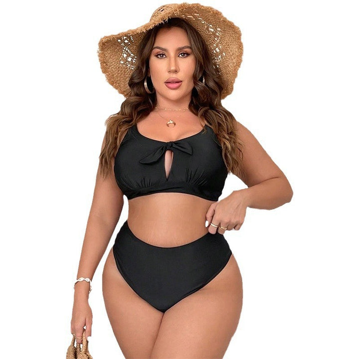 Damer højt skåret bikiniunderdel med stilfulde cut-outs Skovae