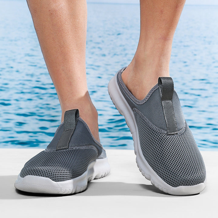 Dame åndbare Slip-On Aqua Sneakers Stilla