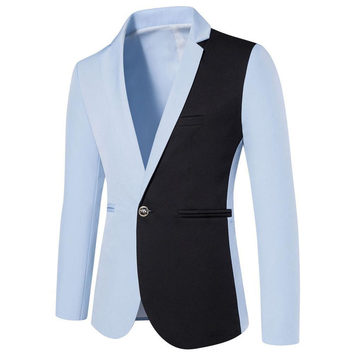 Herrer Dual-Tone Mål Blazer Stilla