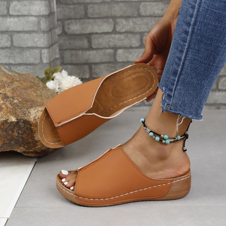 Dame Slip-on Sandaler med komfortabelt fodseng og moderigtigt design Stilla