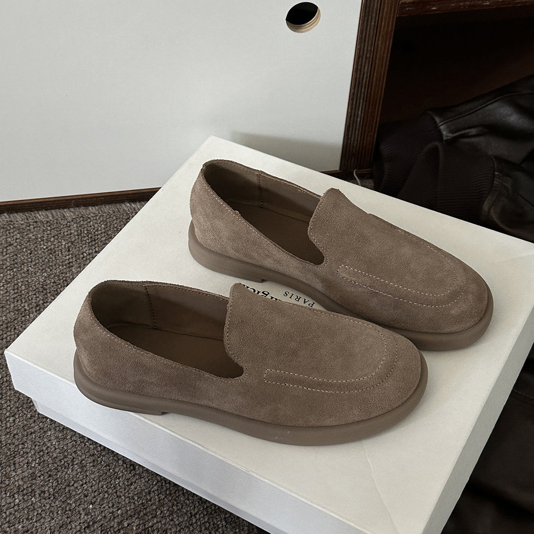 Femme Nubuck Slip-ons Stilla