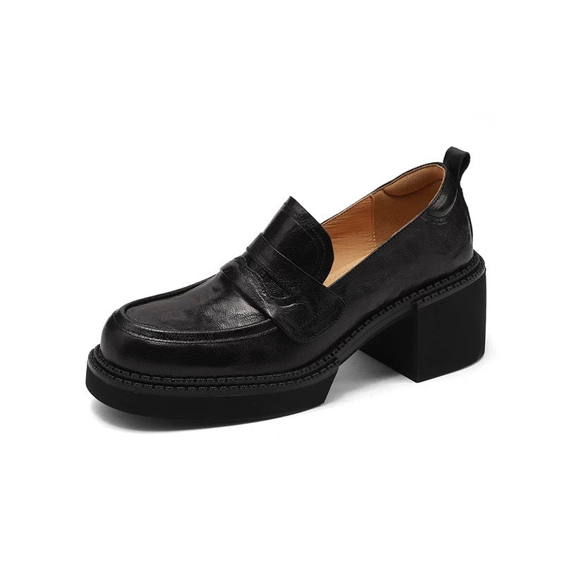 Damer Åbne Sko med tyk Platform og elegante Detaljer Stilla