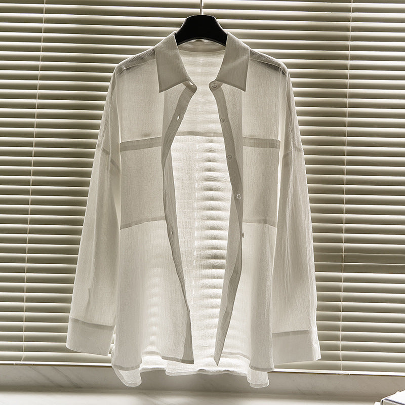 Damer elegant bluse med praktiske lommer og moderne snit Stilla