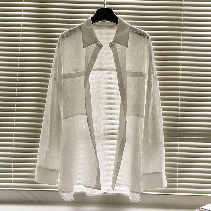 Damer elegant bluse med praktiske lommer og moderne snit Stilla