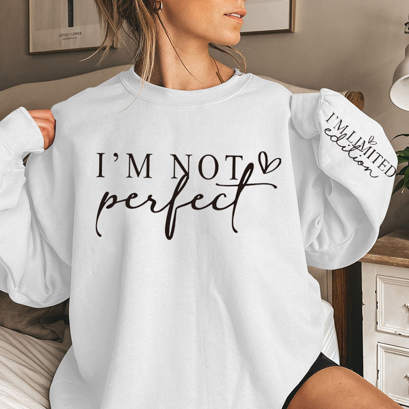 Kvinders oversized sweater med print og limited edition Stilla