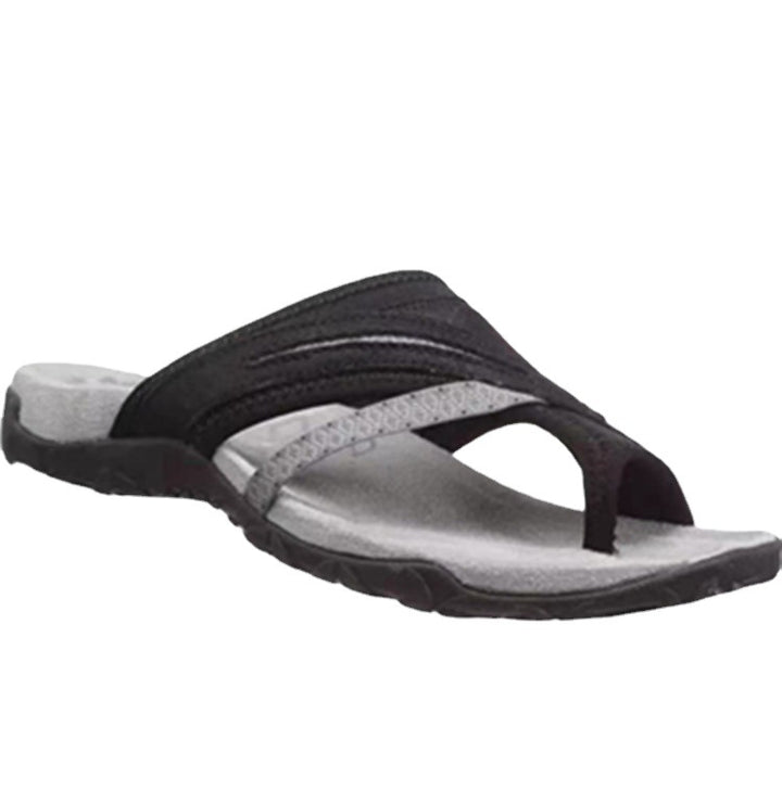 Dame fodsenge-sandaler med ergonomisk form og skridsikker sål Stilla