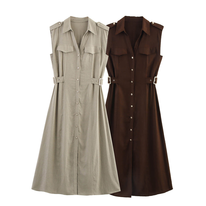 Femme Utility Shirt Kjole Stilla 1750153538