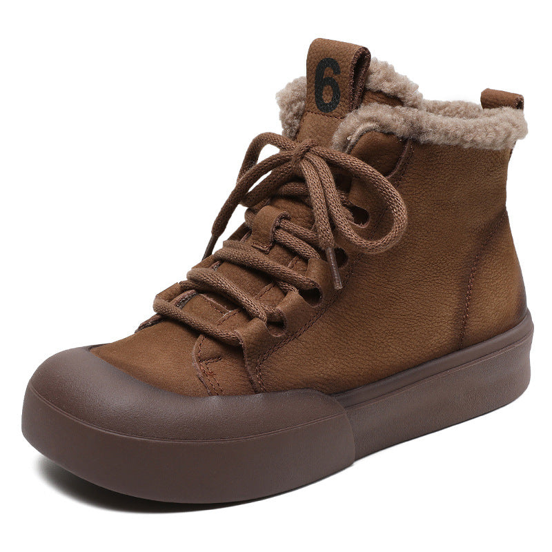 Kvinder Isoleret High-Top Fritids Sneakers med Plush Foring Stilla
