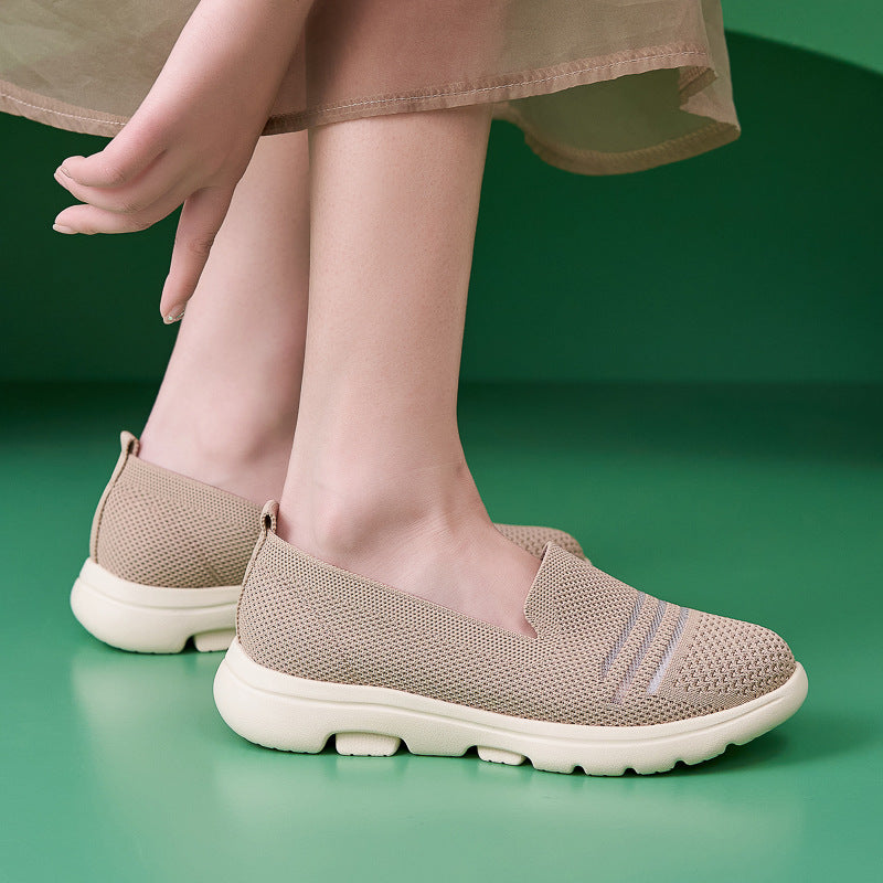 Damer Bequem Slip-On Sneakers med åndbart overmateriale og dæmpende sål Stilla