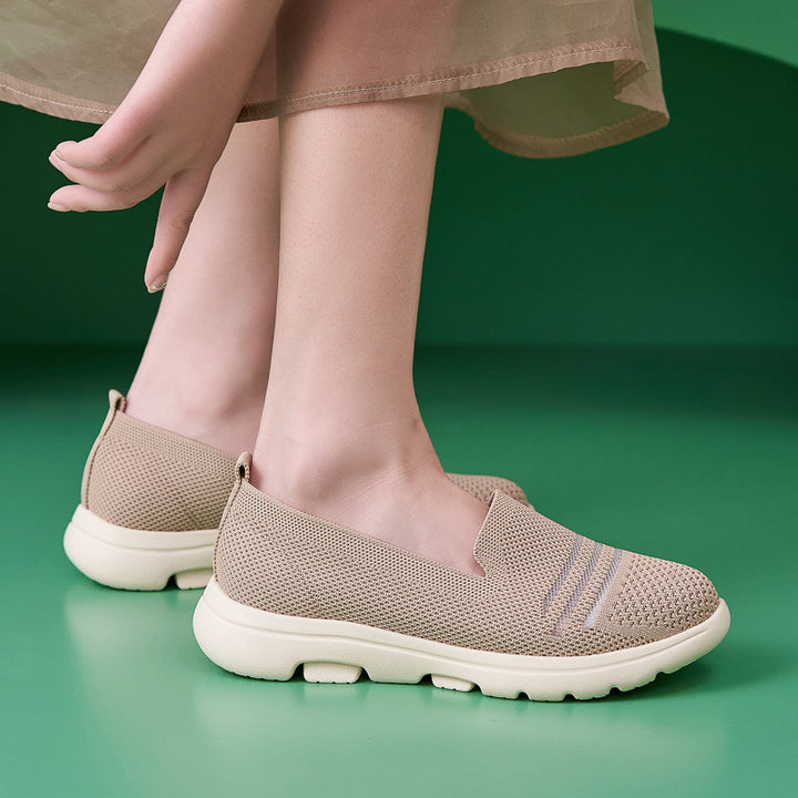 Damer Bequem Slip-On Sneakers med åndbart overmateriale og dæmpende sål Stilla