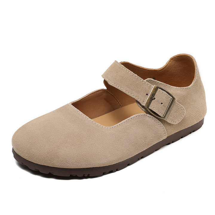 Kvinder Buckled Mary Jane Flats Stilla
