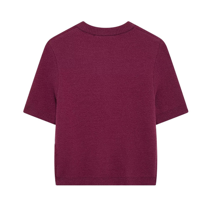 Femme Kortærmet Strukturstrik Cardigan Stilla