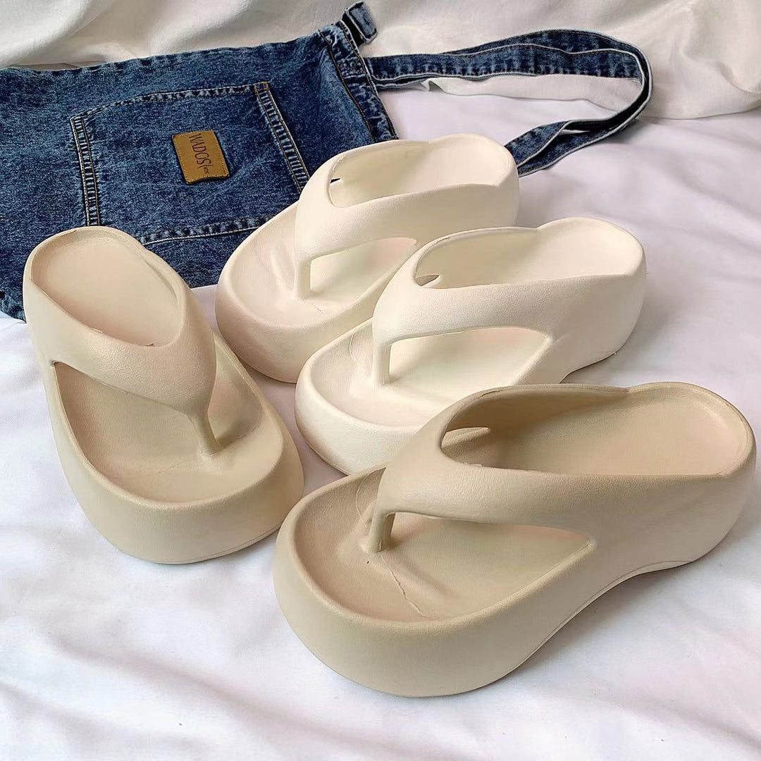 Dame komfortable platform-sandaler med ergonomisk fodseng Stilla