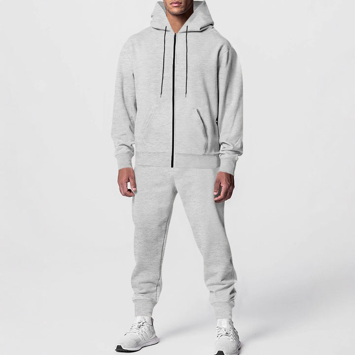 Herrer Komfortabel Hoodie og Joggingbukser Sæt Stilla