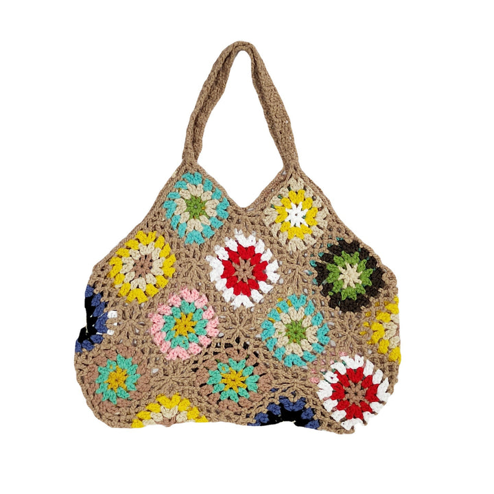 Dame hæklede patchwork-crossbody taske Stilla